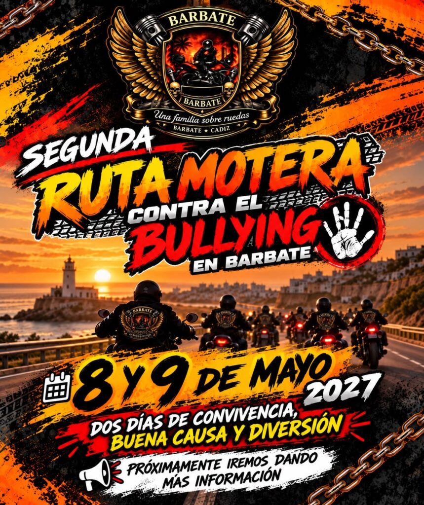 Cartel de II RUTA MOTERA CONTRA EL BUYLLING Y ACOSO ESCOLAR